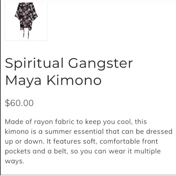 Spiritual gangster Maya kimono OS - Picture 7 of 7